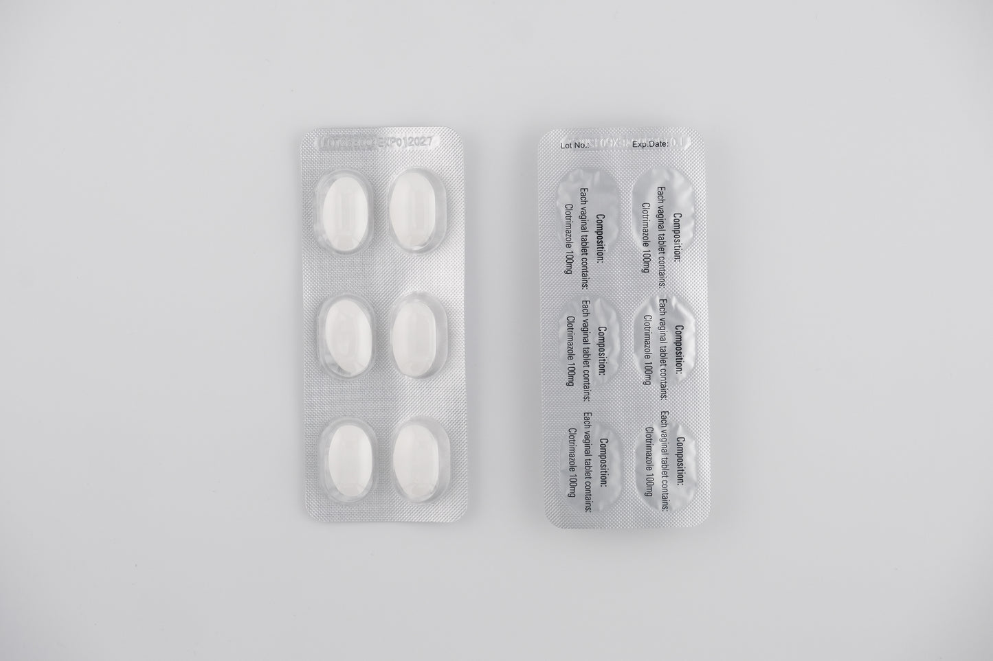 克霉唑陰道片 Clotrimazole Vaginal Tablets 100mg 12's